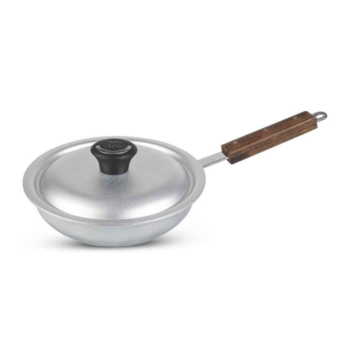 Aluminum Anodized Fry Pan with Lid - Salvano