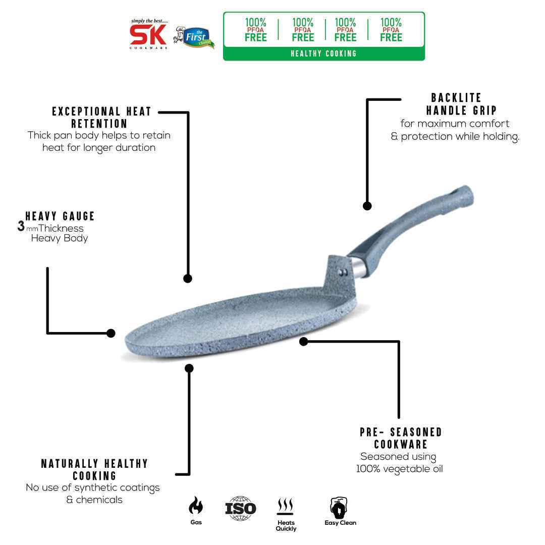 Non Stick Marble Coated Signature Chapati Pan - Image 3