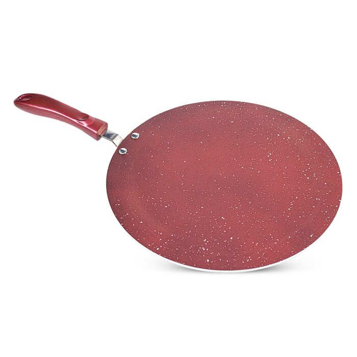 Marble Coated Tawa/Griddle - Maroon