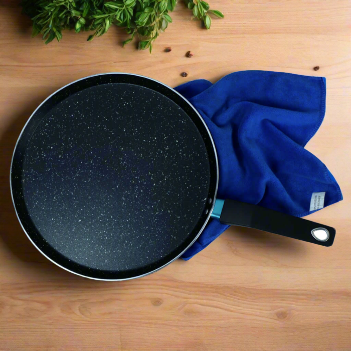 Black Marble Coated Non Stick Hot Plate