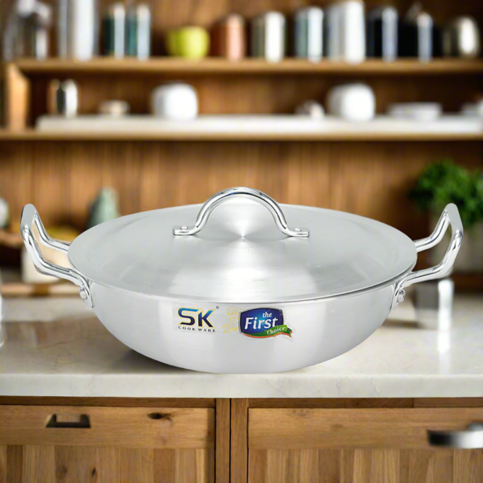 Heavy Guage Aluminum Metal Finish Wok