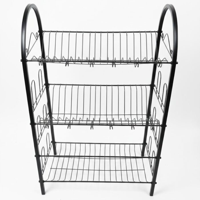 Black Metal Dish Rack 3 Layer / 4 Layer – High Quality Kitchen Dish Drainer