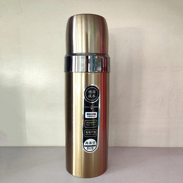 500ml Stainless Steel Vacuum Flask Water Bottle Double Layer