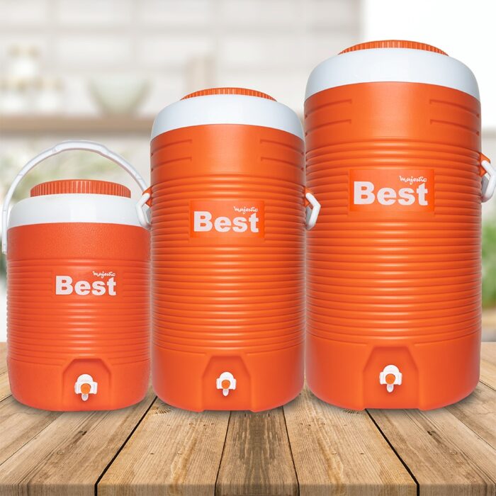Majestic Best Series Large Water Cooler (37L–65L) – Heavy Duty Insulated Cooler