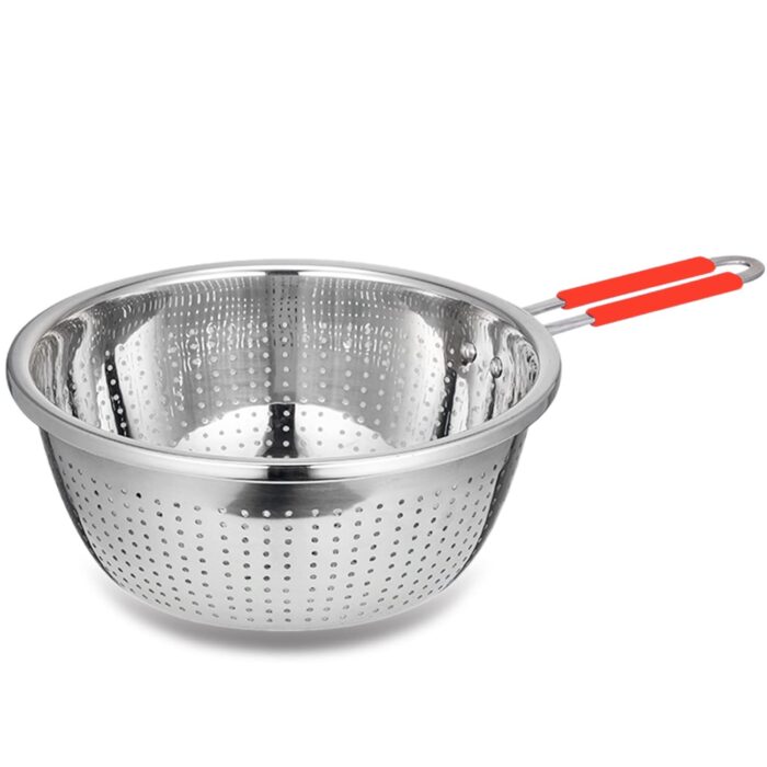 Stainless Steel kitchen strainer With Long Handle