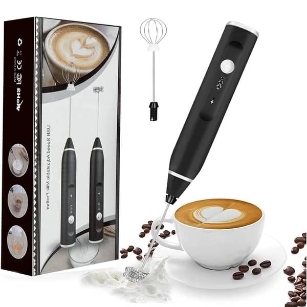 2 in 1 Electric Coffee Beater & Milk Frother | Handheld Egg Beater, Whisk Mixer