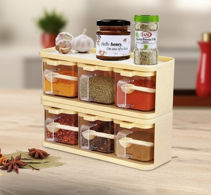 Chef Choice 6 Piece Modular Spice Rack & Masala Box