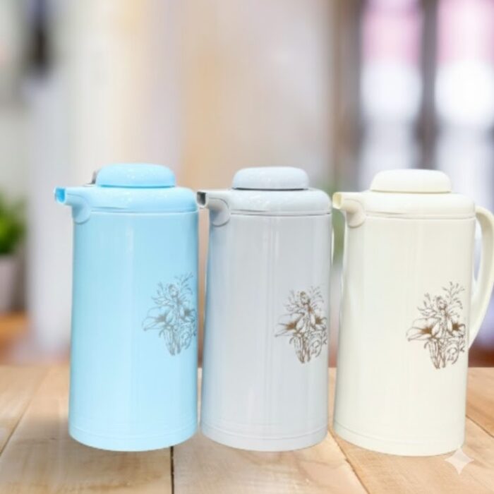 Premium Vacuum Insulated Flask with Elegant Floral Design | Double Wall Thermos