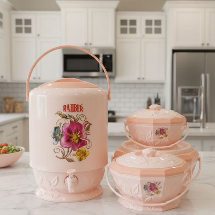 Rahber Hit 4 Pcs Gift Set Hot Pot With Water Cooler