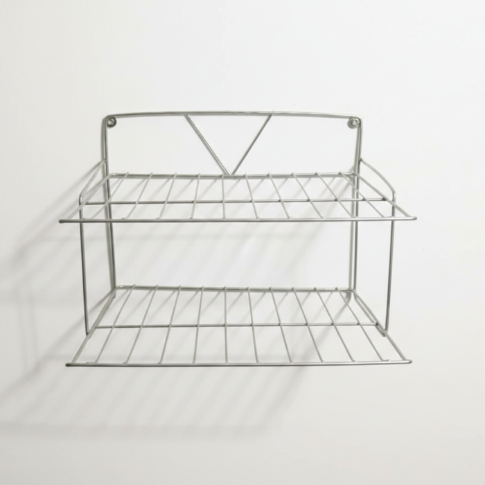 Wifi Modem Stand - Wall Mounted Chrome Stand For Wifi Router