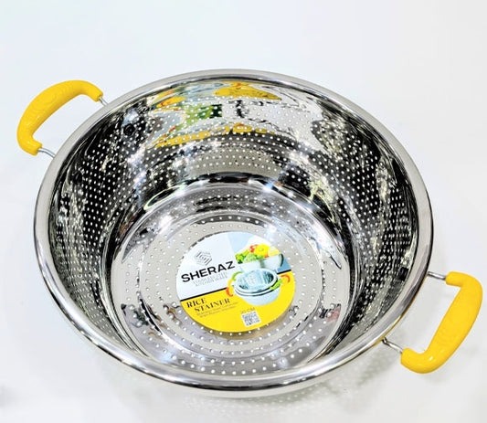 Stainless Steel Rice Strainer - Strainer For Vegetables Fruit Pasta Noodles