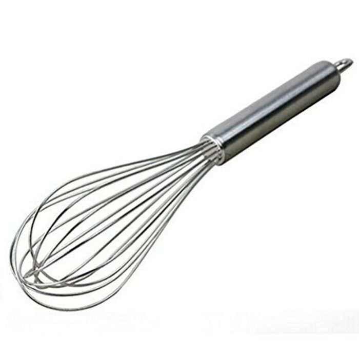 Stainless steel manual egg whisk