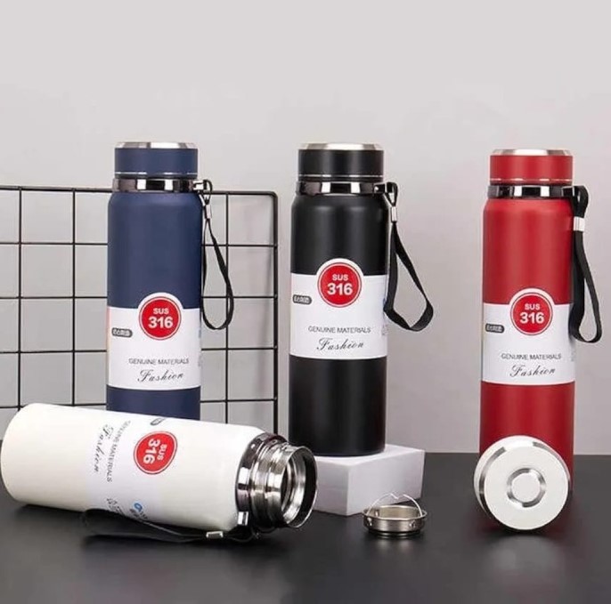 1000 ml Premium Stainless Steel Water Bottle - Durable & Stylish Travel Flask