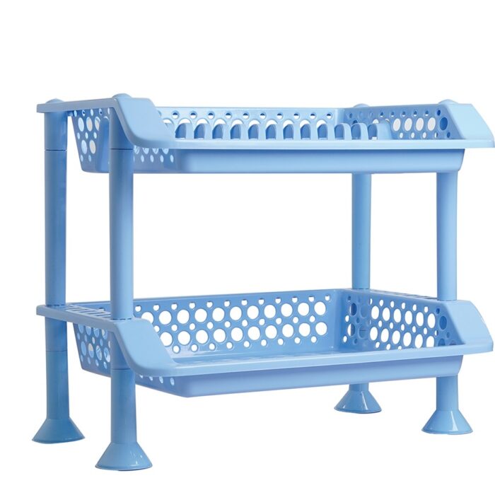Graceware Plastic Dish Rack 2 Tier – Double Layer Kitchen Dish Drainer