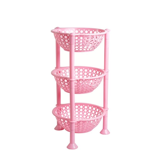 Graceware Plastic Vegetable Stand – Multi-Purpose Kitchen Storage Rack