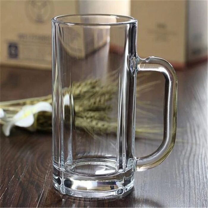 Juice Mugs Large Cups Transparent Glass 415ml
