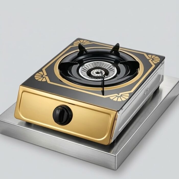 National Premium Single Burner Automatic Gold Edition Gas Cooker – High-Efficiency Infrared Burner (NG & LPG Available)