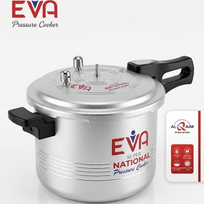 EVA Super National Pressure Cooker - Heavy Duty Pure Aluminum (Available in 5L, 7L, 9L, 11L, 13L)